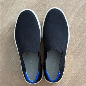 Rothy's Black Slip on shoes